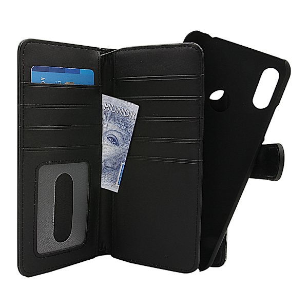 Skimblocker XL Magnet Wallet Huawei Y6s Svart