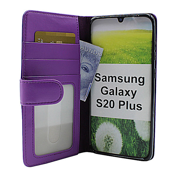 Skimblocker Plånboksfodral Samsung Galaxy S20 Plus (G986B) Lila