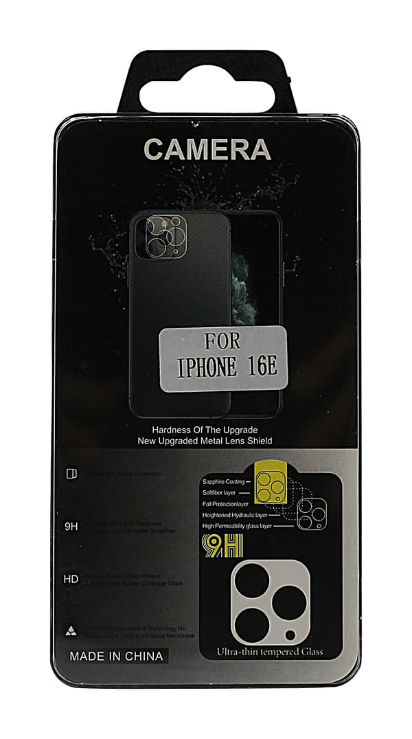 Härdat kameraglas iPhone 16e