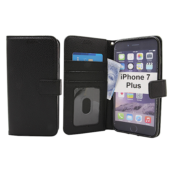 New Standcase Wallet iPhone 7 Plus Svart