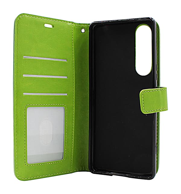 Crazy Horse Wallet Sony Xperia 1 V 5G (XQ-DQ72) Lila