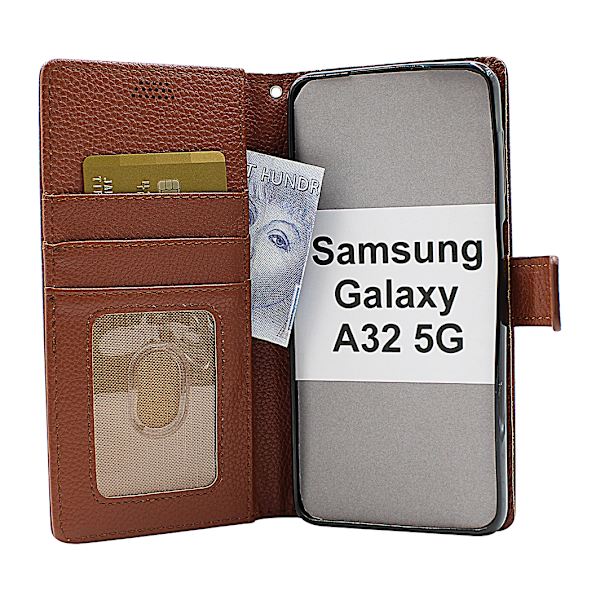 New Standcase Wallet Samsung Galaxy A32 5G (SM-A326B) Svart