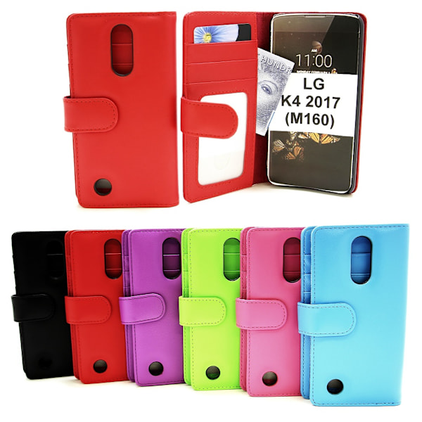 Plånboksfodral LG K4 2017 (M160) Röd