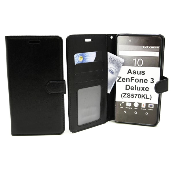 Crazy Horse Wallet Asus ZenFone 3 Deluxe (ZS570KL) Röd