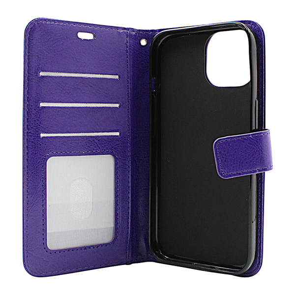 Crazy Horse Wallet iPhone 15 Lila