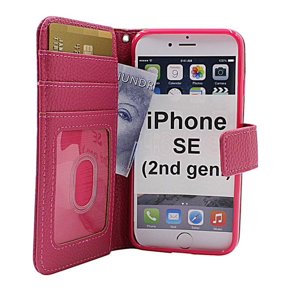 New Standcase Wallet iPhone SE (2nd Generation) Hotpink G764