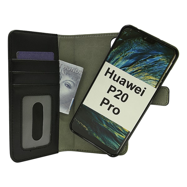 Magnet Wallet Huawei P20 Pro Svart