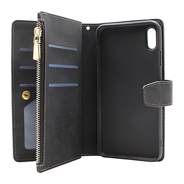 XL iPhone Xs Lyx Plånboksfodral Lila