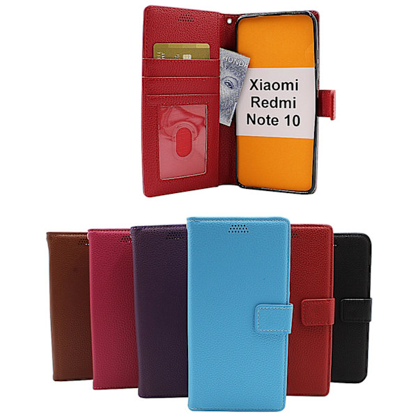 New Standcase Wallet Xiaomi Redmi Note 10 Lila