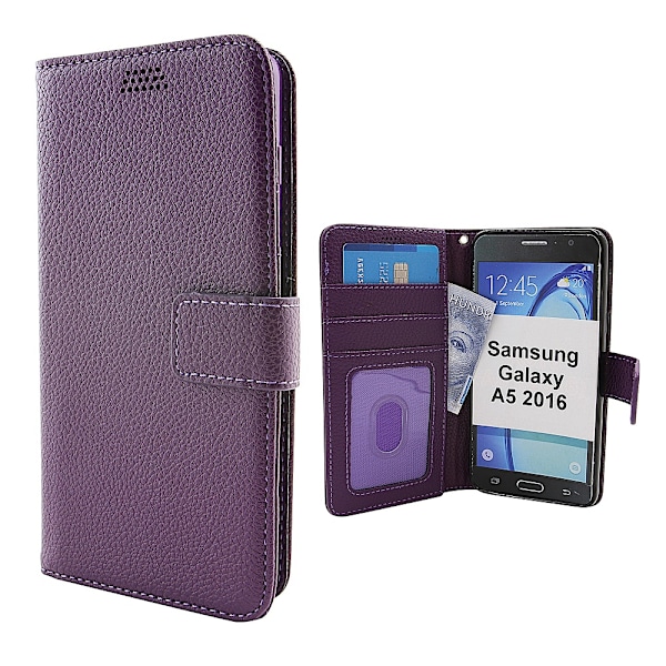New Standcase Wallet Samsung Galaxy A5 2016 (A510F) Lila