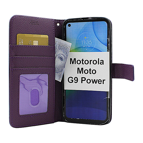 New Standcase Wallet Motorola Moto G9 Power Röd