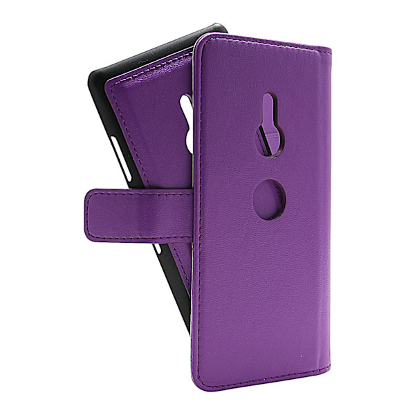 Skimblocker Magnet Wallet Sony Xperia XZ3 Lila