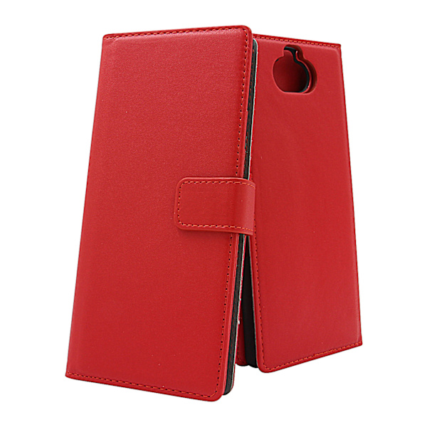 Skimblocker Magnet Wallet Sony Xperia 10 Plus Röd