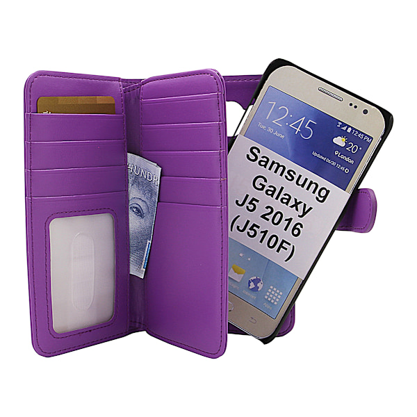 Skimblocker XL Magnet Wallet Samsung Galaxy J5 2016 (J510F) Lila