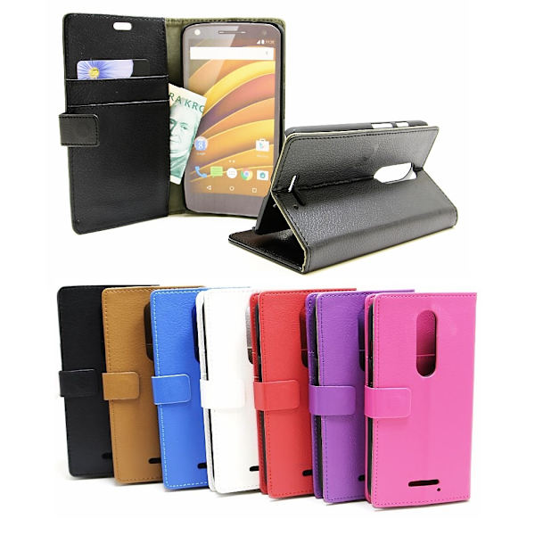 Standcase Wallet Motorola Moto X Force Blå