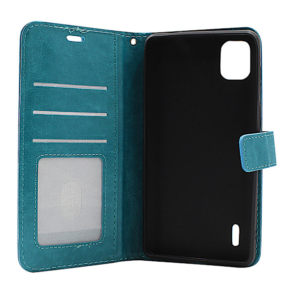 Crazy Horse Wallet Nokia C2 2nd Edition Grön