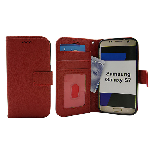 New Standcase Wallet Samsung Galaxy S7 (G930F) Lila