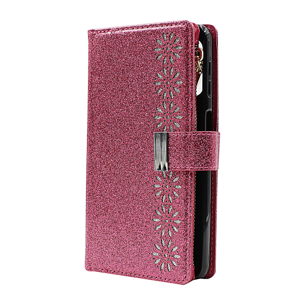 XL Standcase Glitterwallet Samsung Galaxy A32 5G (SM-A326B) Lila