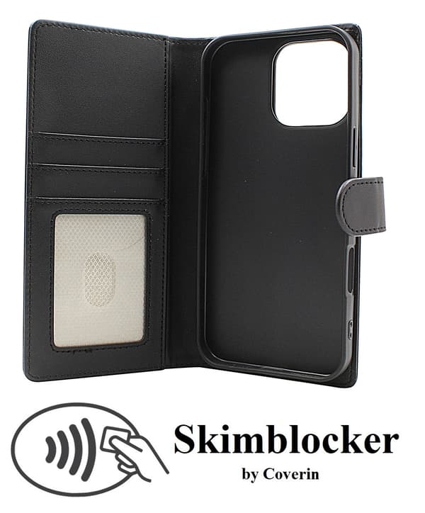 Skimblocker iPhone 16 Pro Max Plånboksfodral Happy Cherry