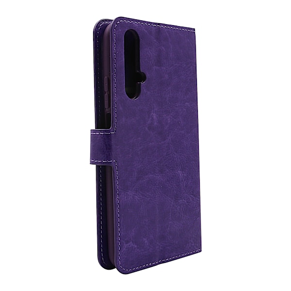 Crazy Horse Wallet Huawei Nova 5T Lila