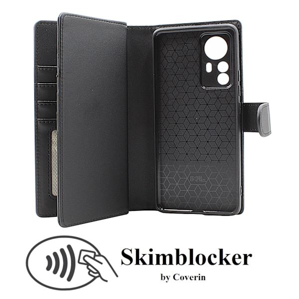 Skimblocker Xiaomi 12 Pro XL Magnet Plånboksfodral