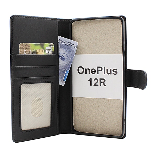 Skimblocker OnePlus 12R 5G Magnet Plånboksfodral