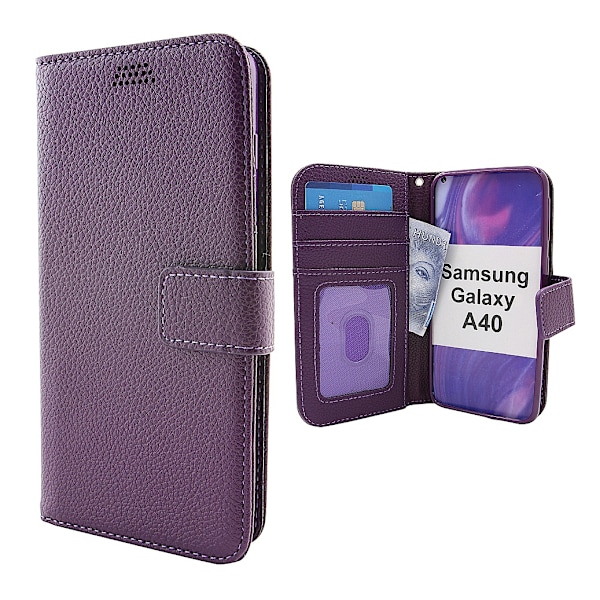 New Standcase Wallet Samsung Galaxy A40 (A405FN/DS) Lila