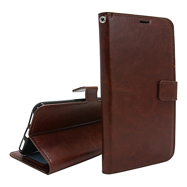 Crazy Horse Wallet Sony Xperia 5 II (XQ-AS52) (Svart) Röd