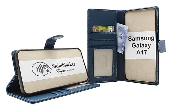Skimblocker Samsung Galaxy A17 Plånboksfodral Brandy