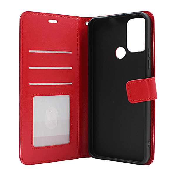 Crazy Horse Wallet Nokia C22 / C32 Röd