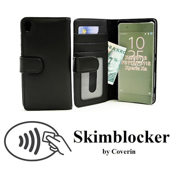 Skimblocker Plånboksfodral Sony Xperia XA (F3111)