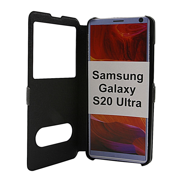 Flipcase Samsung Galaxy S20 Ultra (G988B) Svart