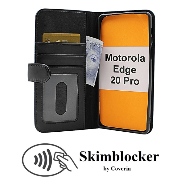 Skimblocker Plånboksfodral Motorola Edge 20 Pro
