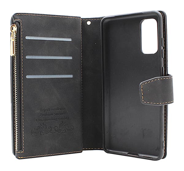 XL Standcase Lyxfodral Samsung Galaxy S20 / S20 5G Marinblå