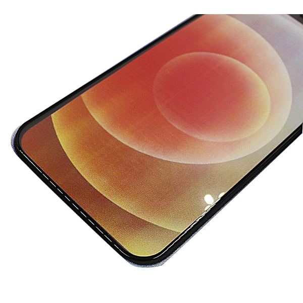 Full Frame Glas skydd iPhone 12 (6.1) (Svart)