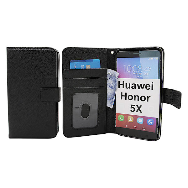 New Standcase Wallet Huawei Honor 5X Svart