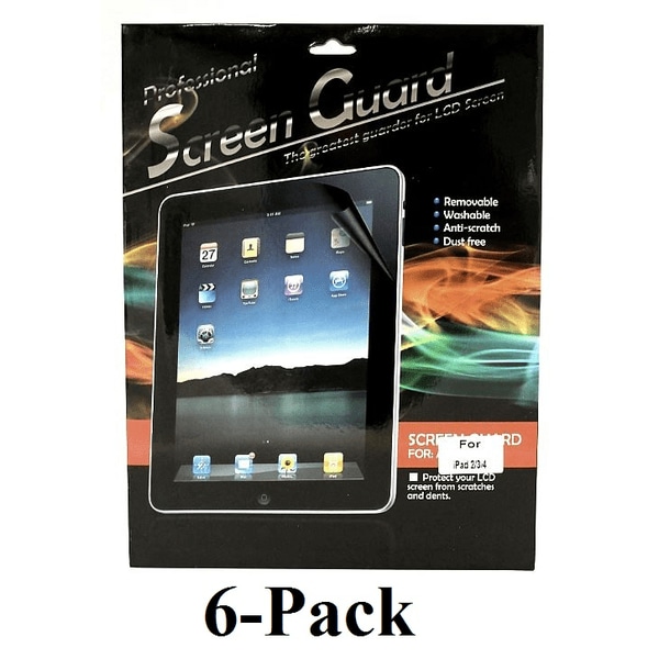 Skärmskydd för iPad 2,3 & 4, 6-Pack