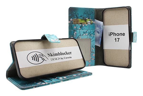 Skimblocker iPhone 17 Plånboksfodral Design
