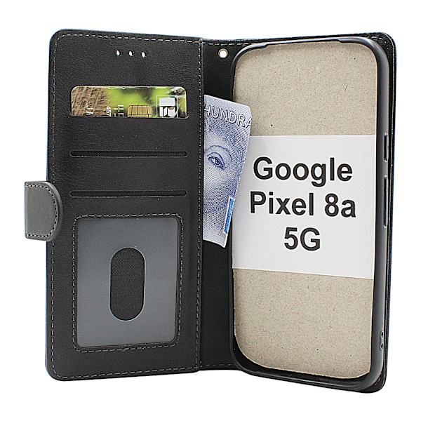 Zipper Standcase Wallet Google Pixel 8a 5G Ljusrosa