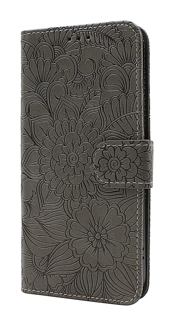 Flower Standcase Wallet Samsung Galaxy A55 5G Aqua
