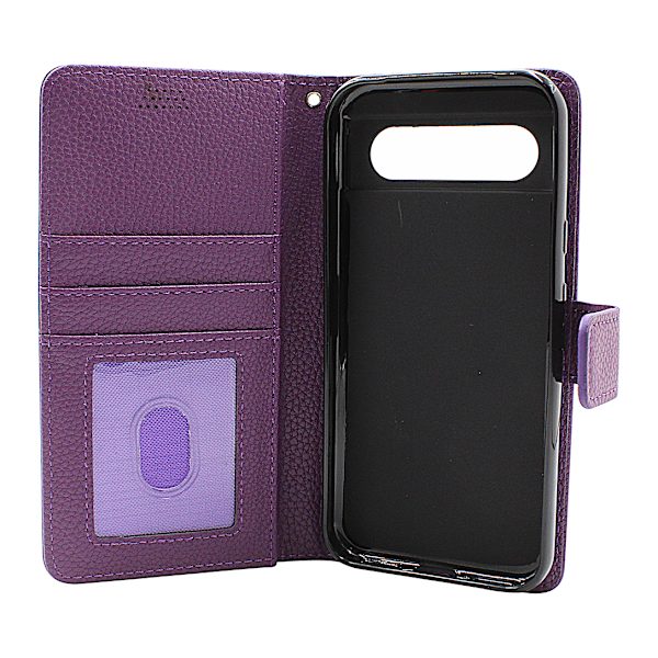 New Standcase Wallet Google Pixel 8a 5G Ljusblå