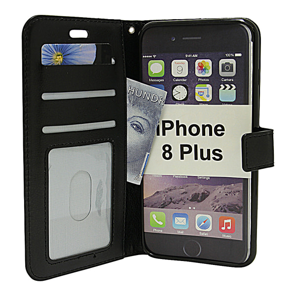 Crazy Horse Wallet iPhone 8 Plus Vit A333