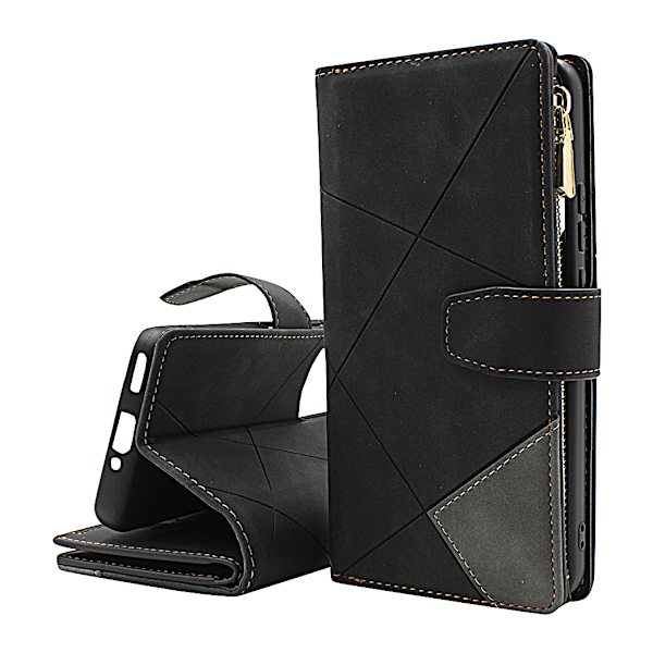 XL Standcase Lyxfodral Samsung Galaxy A10 (A105F/DS) Marinblå