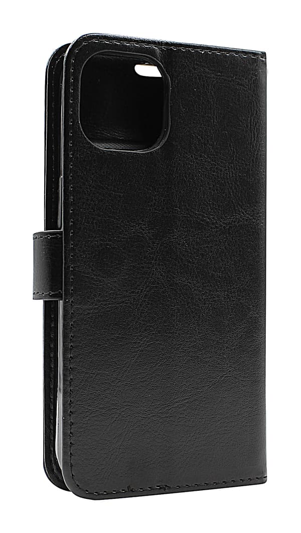 Crazy Horse Wallet iPhone 14 (6.1) Turkos