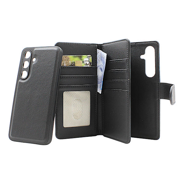 Skimblocker Samsung Galaxy S24 5G XL Magnet Plånboksfodral Svart