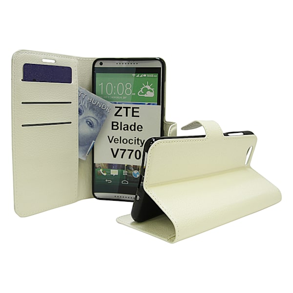 Standcase Wallet ZTE Blade Velocity V770 Vit