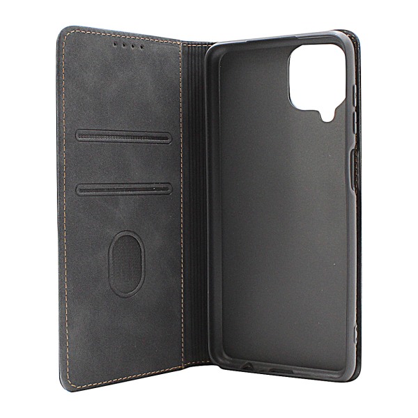 Fancy Standcase Wallet Samsung Galaxy A12 Svart