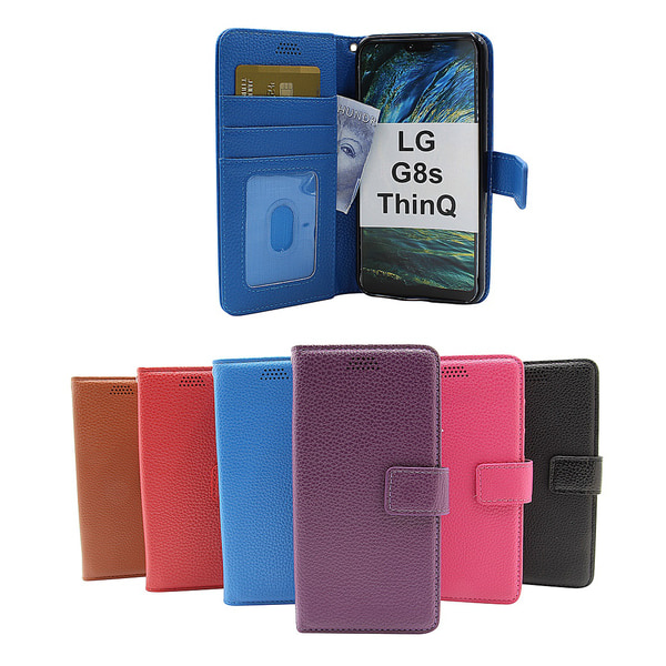 New Standcase Wallet LG G8s ThinQ (LMG810) Röd