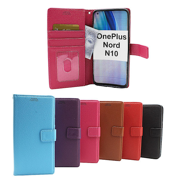 New Standcase Wallet OnePlus Nord N10 Lila