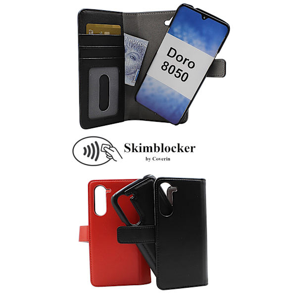 Skimblocker Magnet Wallet Doro 8050 Svart